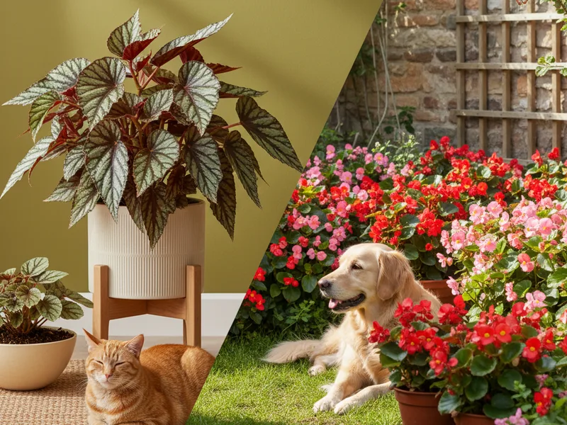 Indoor rex begonias vs garden begonias