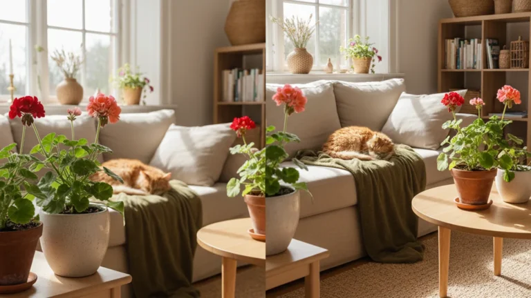 Are Geraniums Toxic to Cats and Dogs?