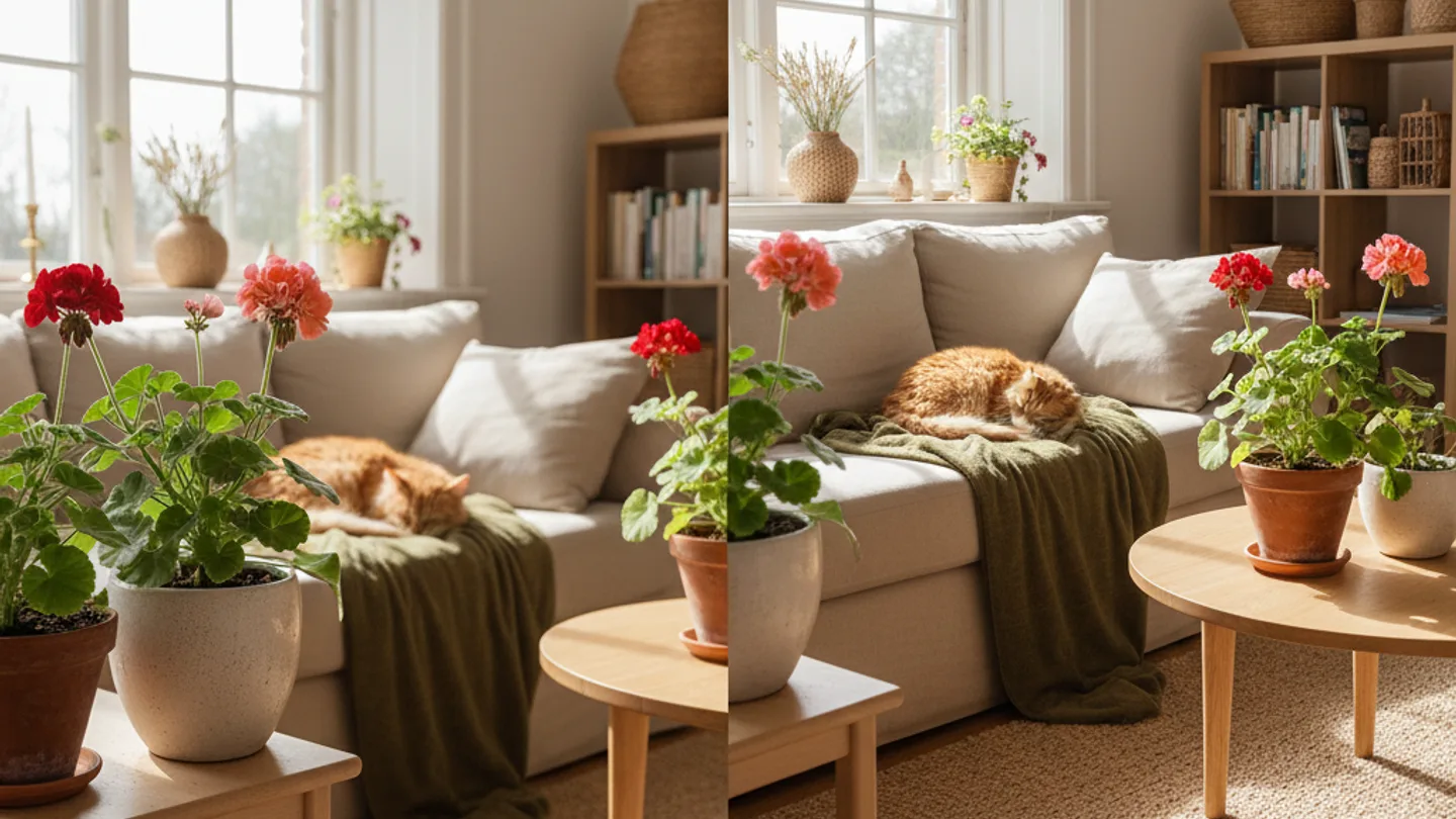 Are Geraniums Toxic to Cats and Dogs?