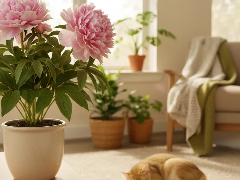 Why peonies are mildly toxic