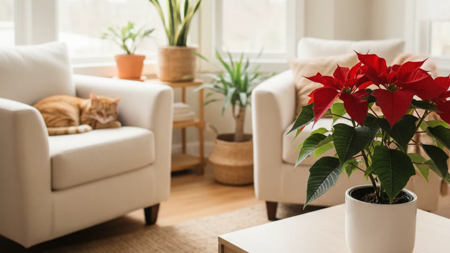 Is Poinsettia Actually Toxic to Cats and Dogs?