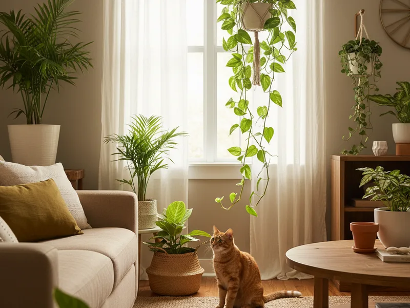 Why trailing vines tempt pets, and where to put your pothos