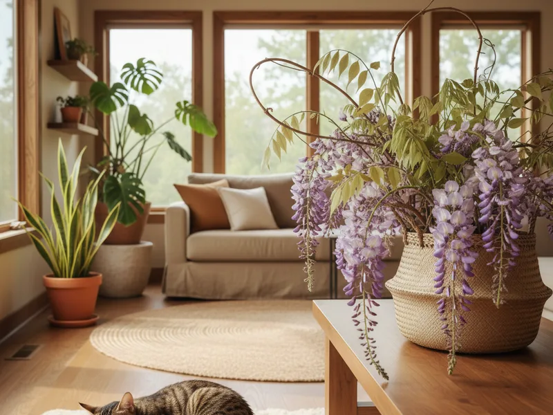 What makes wisteria toxic